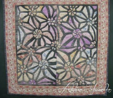 リバースアップリケ 麻の葉