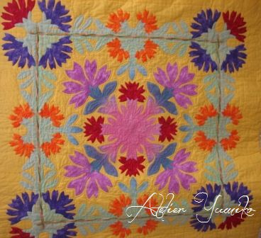 ハワイアンキルト タペストリー